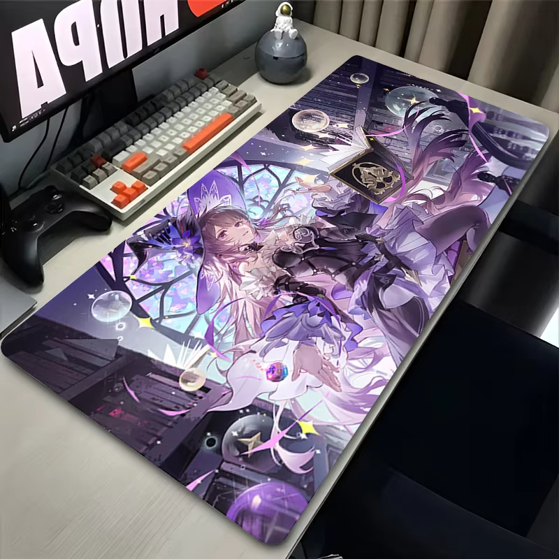 Pc Gaming Game - Mouse Pad Kawaii Magic Anime Girl