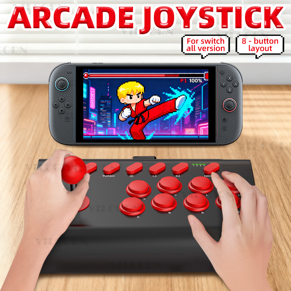 Joystick Pc Gaming - 8-Button Arcade Stick For Nintend Switch