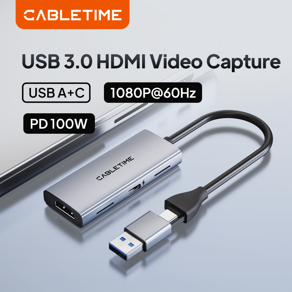 Pc Gaming Game - CABLETIME 4K Video Capture Card with