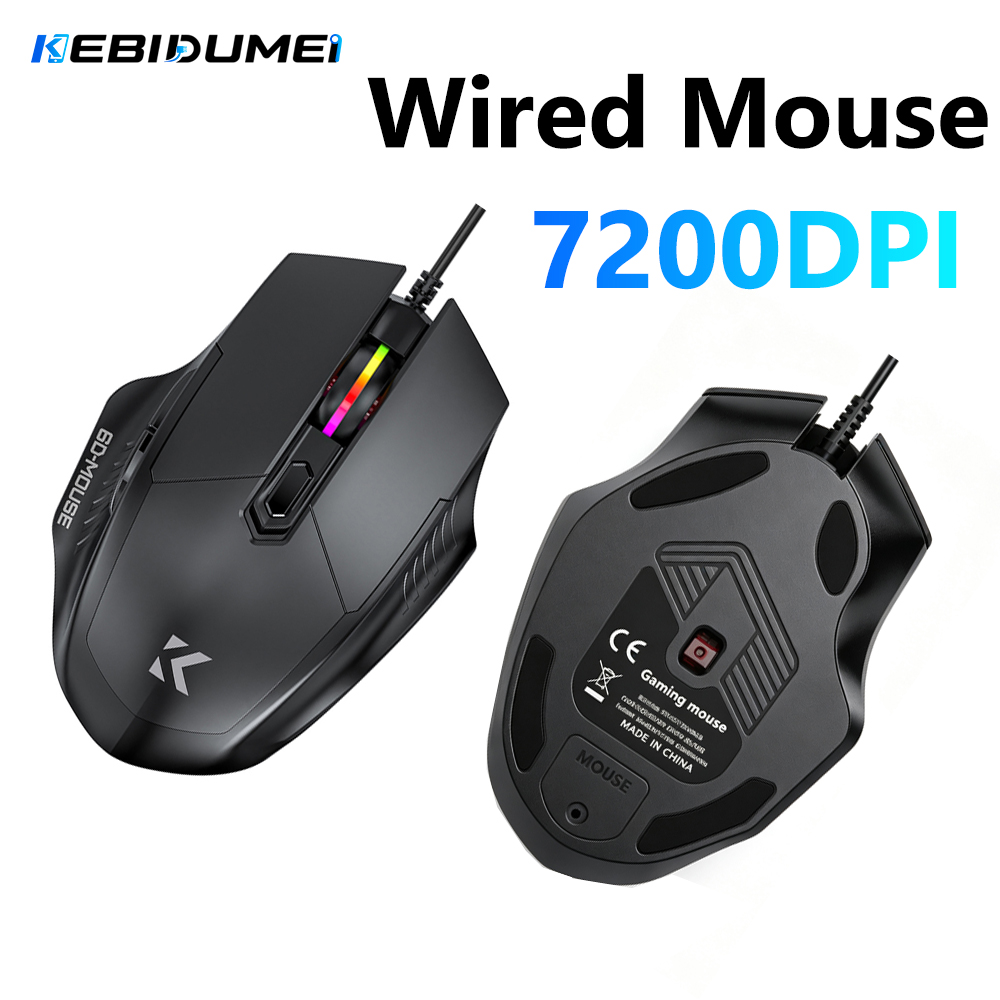 Pc Gaming Gta 6 - KEBIDUMEI 7200DPI Wired Mouse 6 Buttons
