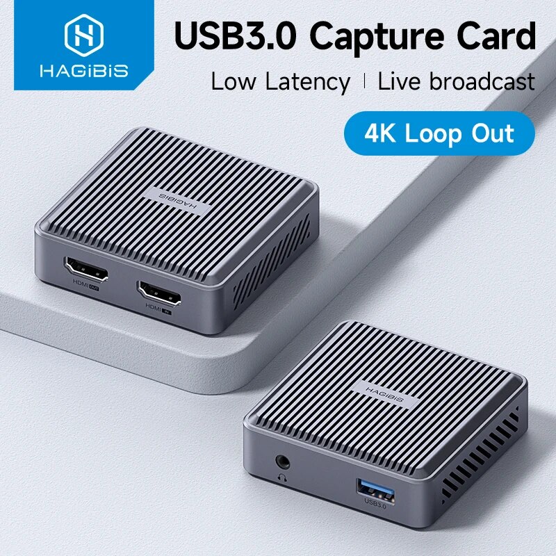 Pc Gaming Game - Hagibis 4K HDMI-Compatible Video Capture Card