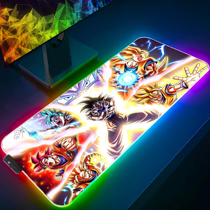 Rgb Mousepad - LED Mouse pad Dragon Ball Computer