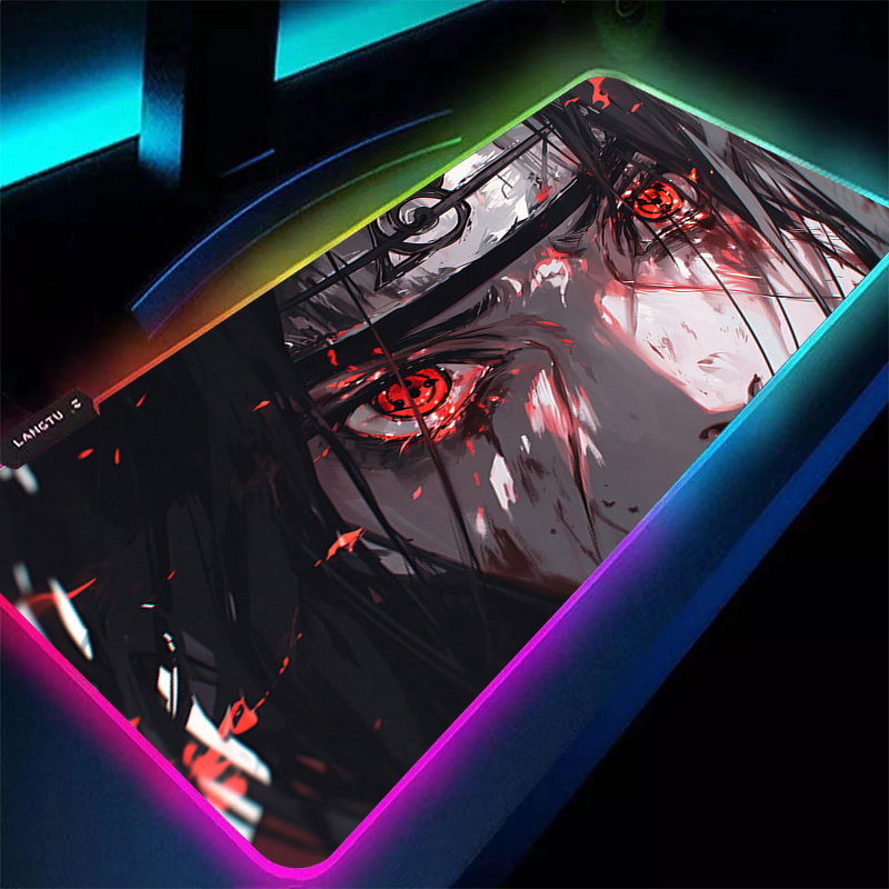 Pc Gaming Naruto - RGB Mouse Pad 90x40cm Naruto Itachi
