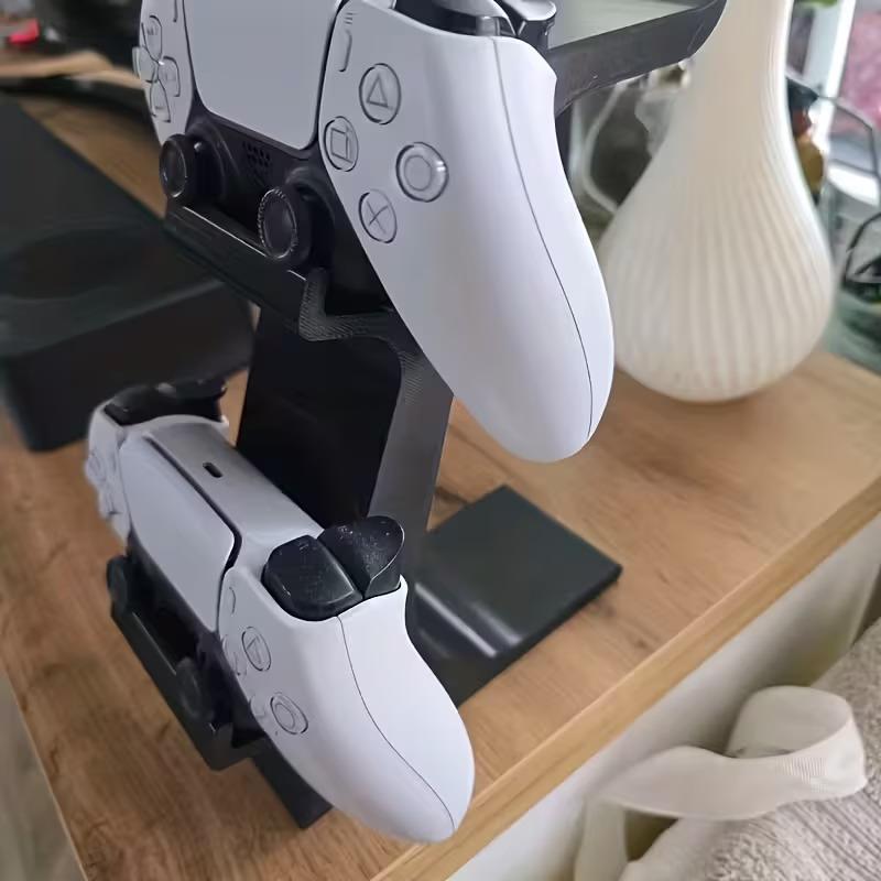 Headset Stand - 3-in-1 Controller Stand For Desk With
