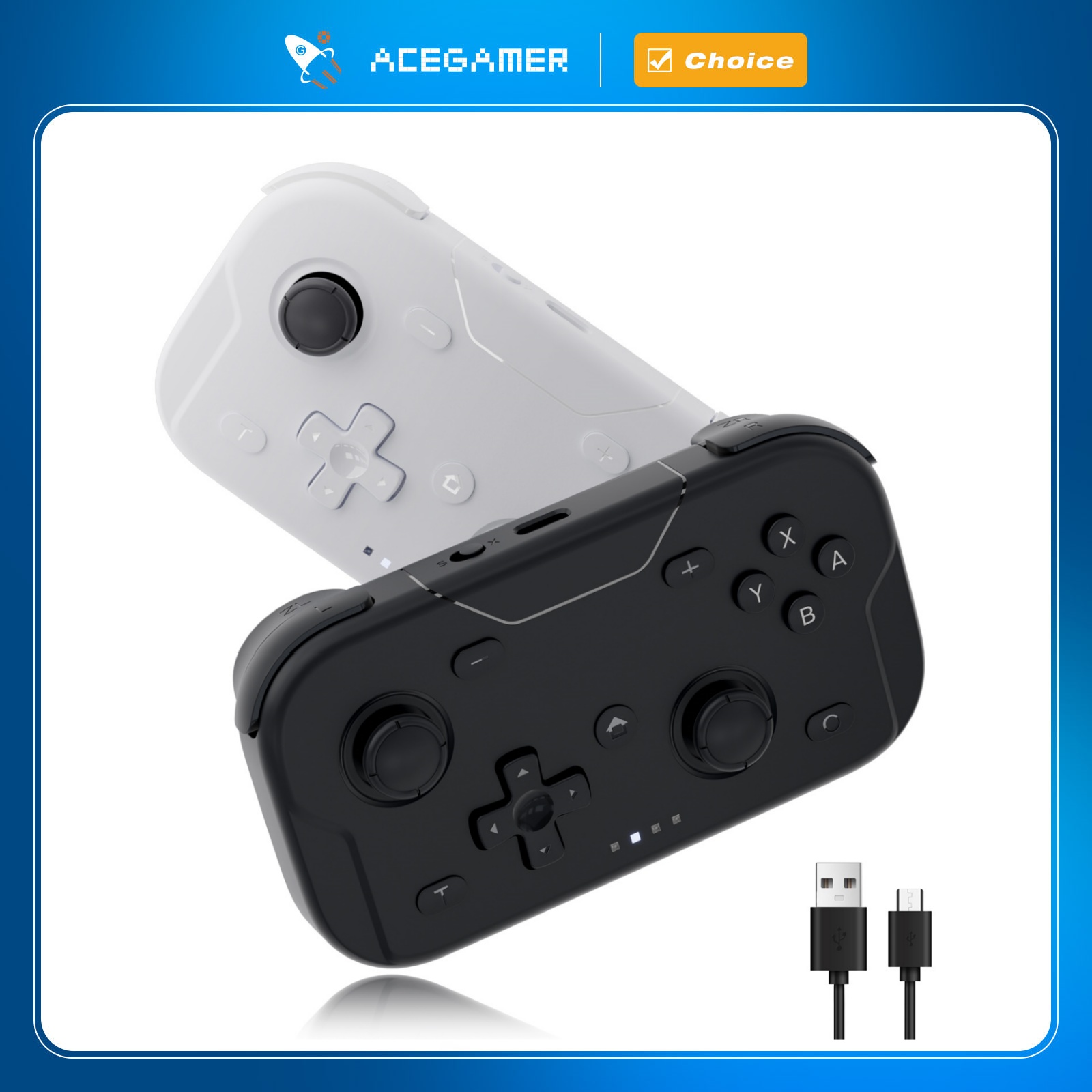 Joystick Pc Gaming - AceGamer Pocket Game Controller Portable Hall