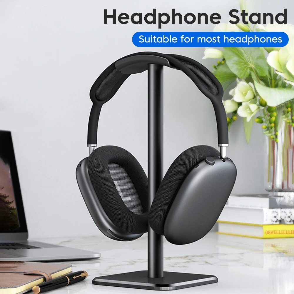 Headset Stand - Universal Headphone Stand Aluminuim Alloy Headset
