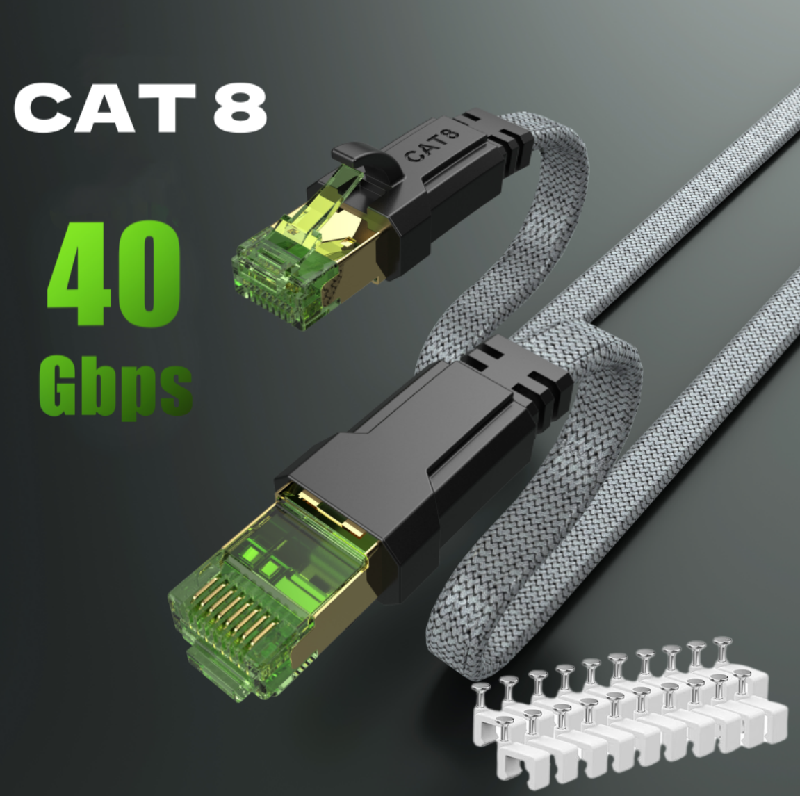 Pc Gaming Gta 6 - MIZIQIER long CAT 8 Flat Network