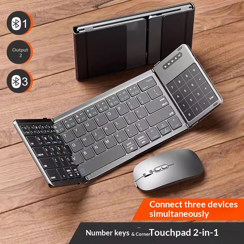 Wireless Gaming Mouse - Mengzu Tri Fold Wireless Bluetooth Keyboard