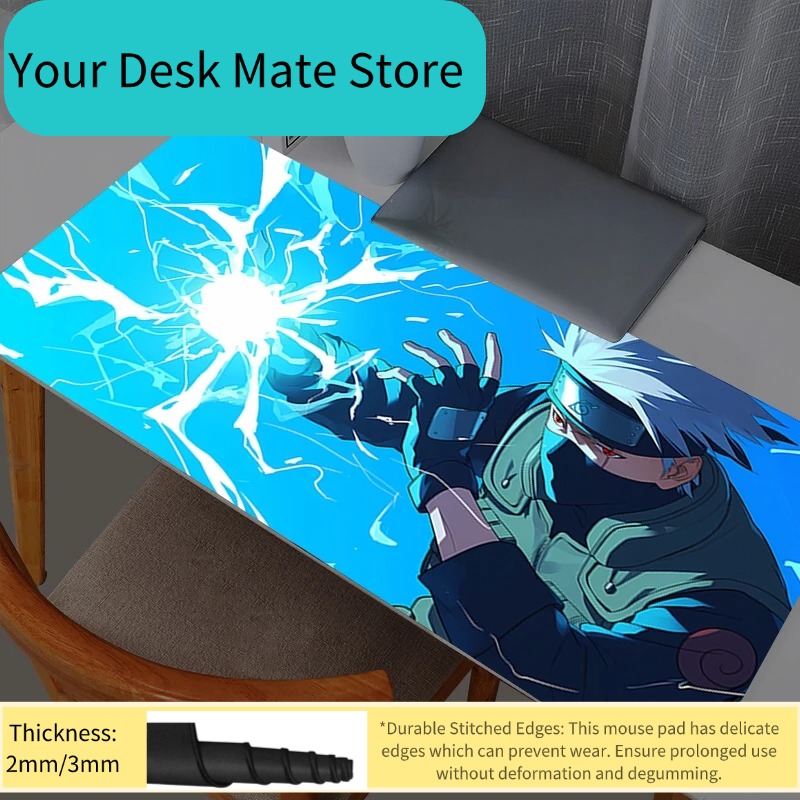 Pc Gaming Naruto - Gaming Mouse Pad Large Naruto Kakashi