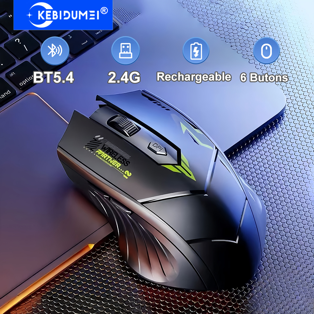 Pc Gaming Gta 6 - Dual-Mode Mouse Bluetooth 5.4 Mouse 6