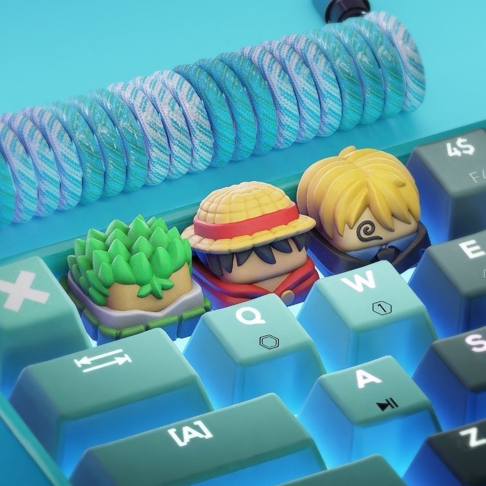 Custom Keycaps - New Kawaii ONE PIECE Luffy Keycaps