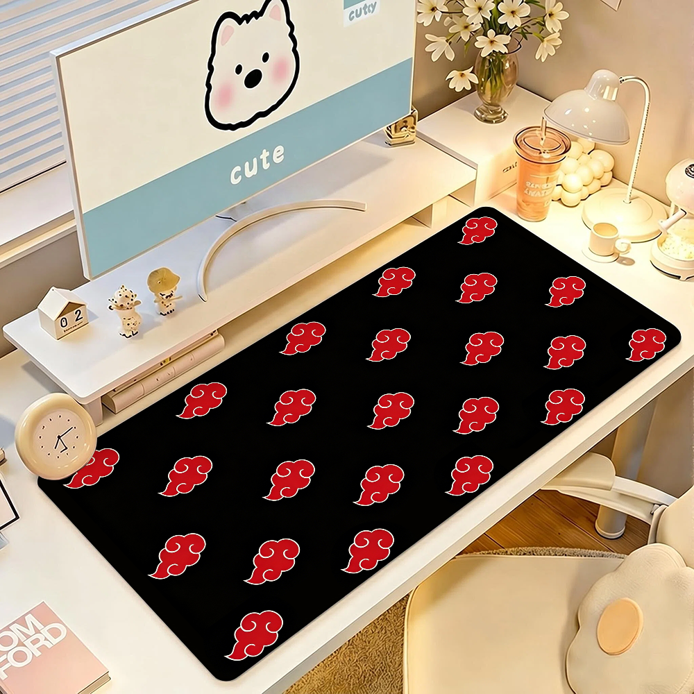 Pc Gaming Naruto - A-Akatsuki Red Cloud Mouse Pad Large
