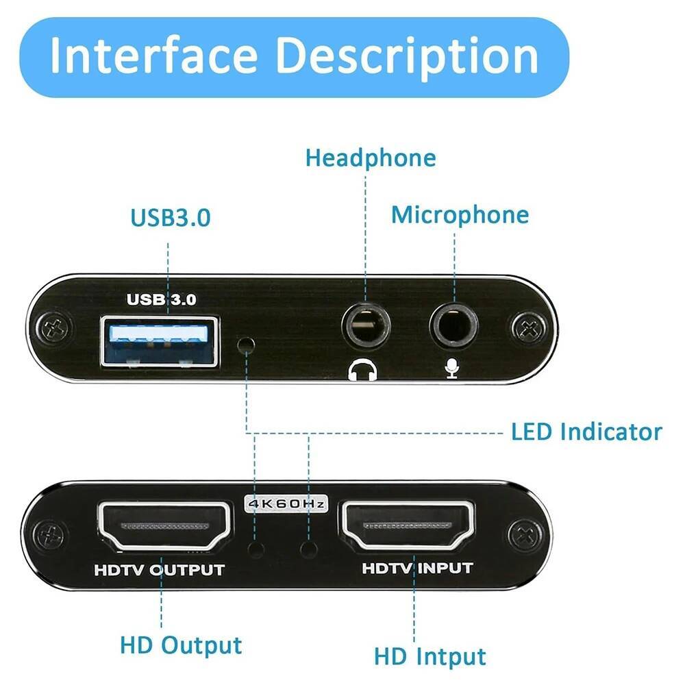 4K HDMI-Compatible to USB 3.0  - Pc Gaming Game review and price