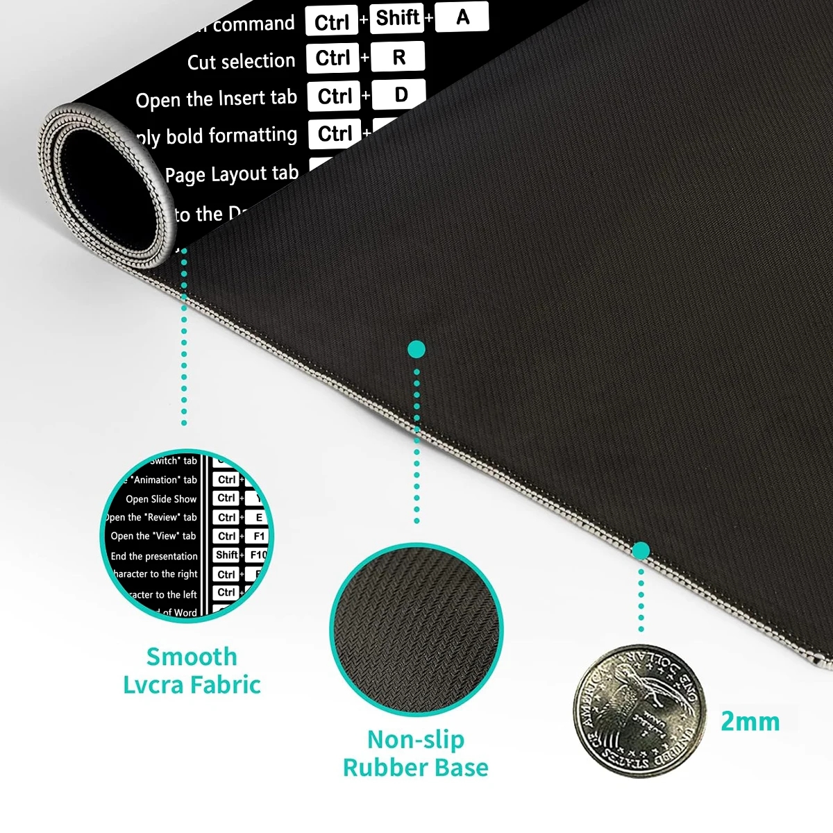 Large Excel Memo Sheet Keyboar - Rgb Mousepad review and price