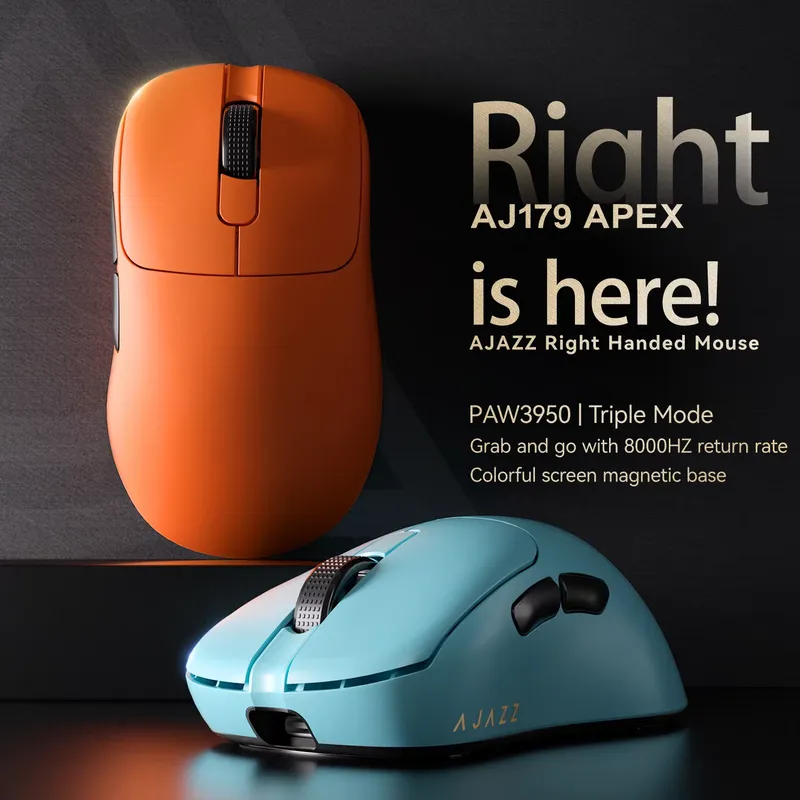 Ajazz AJ179 APEX PAW3950 Ergon - Wireless Gaming Mouse review and price