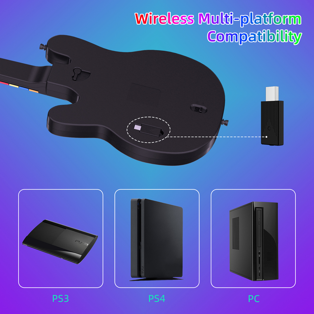 2.4G Wireless Guitar Controlle - Joystick Pc Gaming review and price