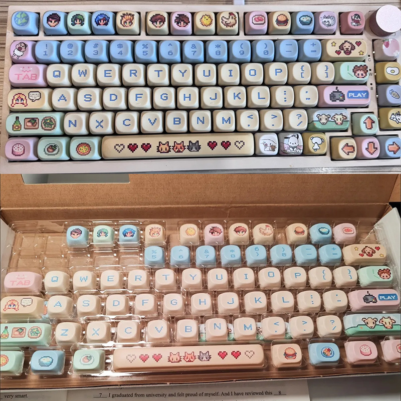 Stardew Valley 78 Keycaps Pixe - Custom Keycaps review and price