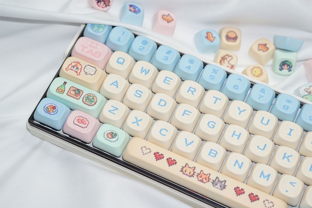 Stardew Valley 78 Keycaps Pixe - Custom Keycaps review and price