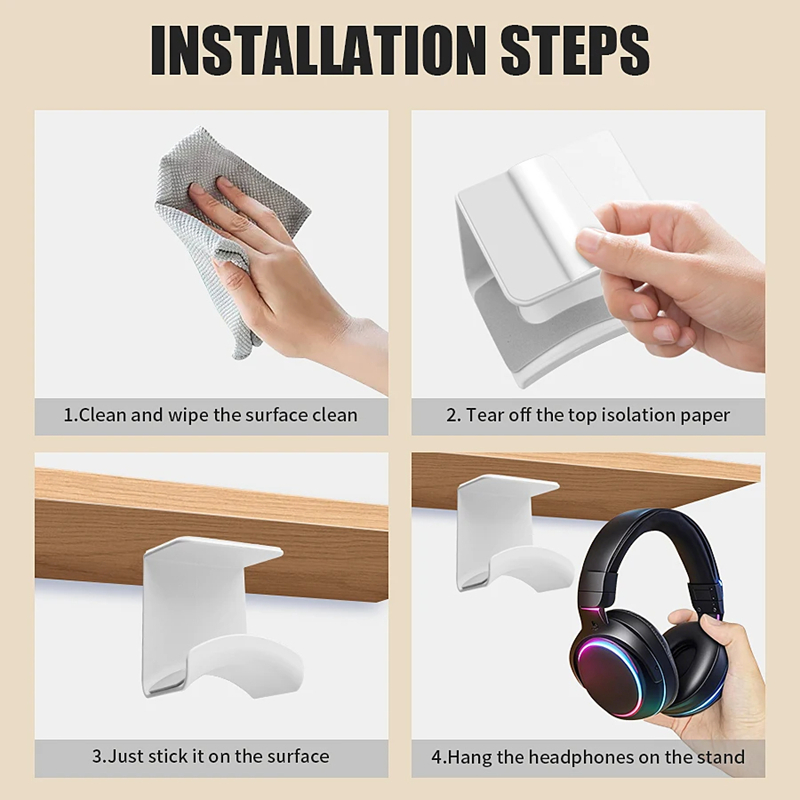 Universal Headphone Stand Adhe - Headset Stand review and price