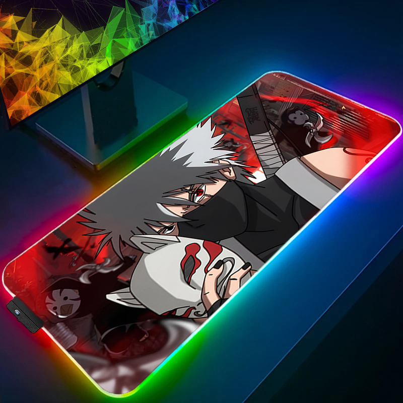 RGB Mouse Pad Naruto Kakashi H - Pc Gaming Naruto review and price