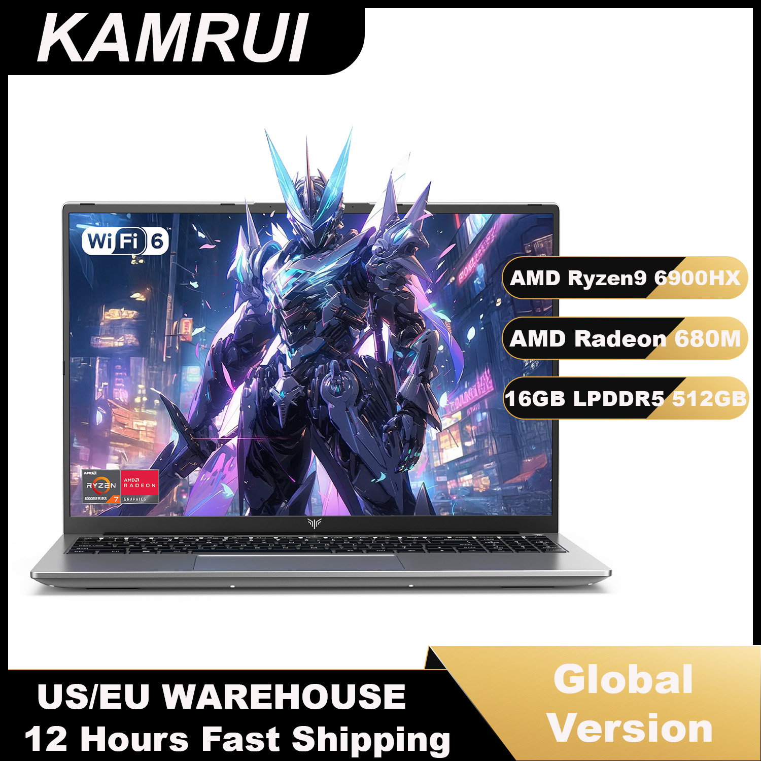 KAMRUI 16inch Laptop AMD Ryzen - Pc Gaming Nvidia review and price