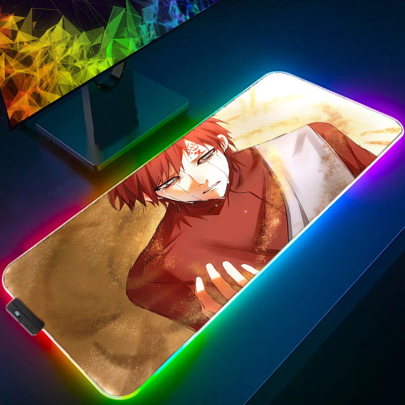 RGB Large E-sports Mouse Pad d - Pc Gaming Naruto review and price