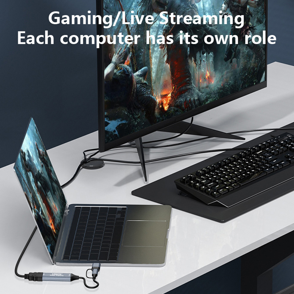 4K 2 in 1 USB 2.0 Video Captur - Pc Gaming Game review and price