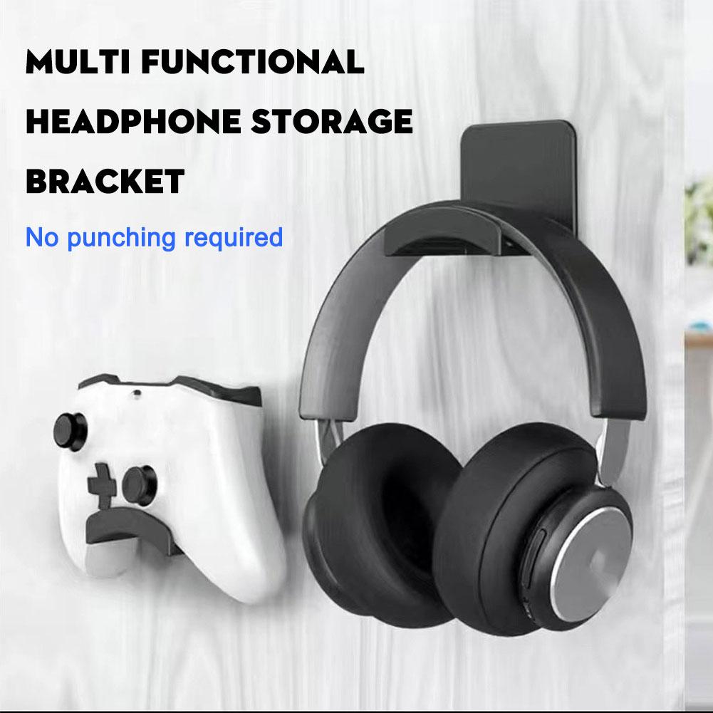 2Pcs Universal Plastic Wall Mo - Headset Stand review and price