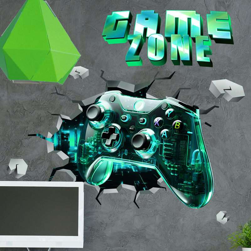 Game Zone Gaming Mural Broken  - Pc Gaming Quotes review and price
