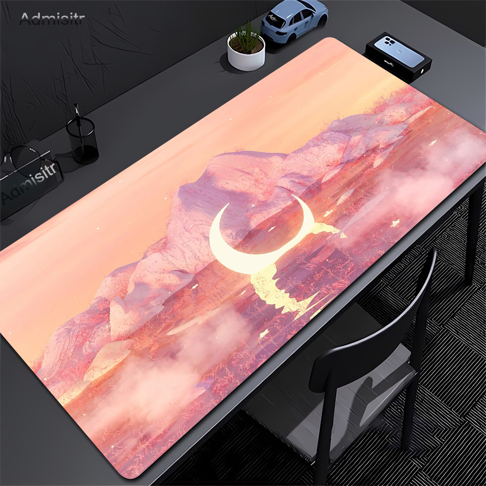 Large Moon Art Anime Mouse Pad - Rgb Mousepad review and price