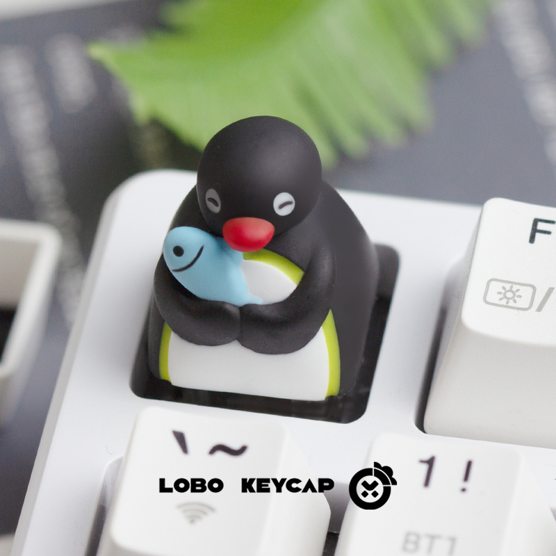 Cute Penguin Image Pingu Serie - Custom Keycaps review and price