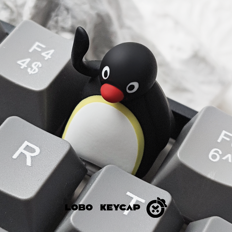 Cute Penguin Image Pingu Serie - Custom Keycaps review and price
