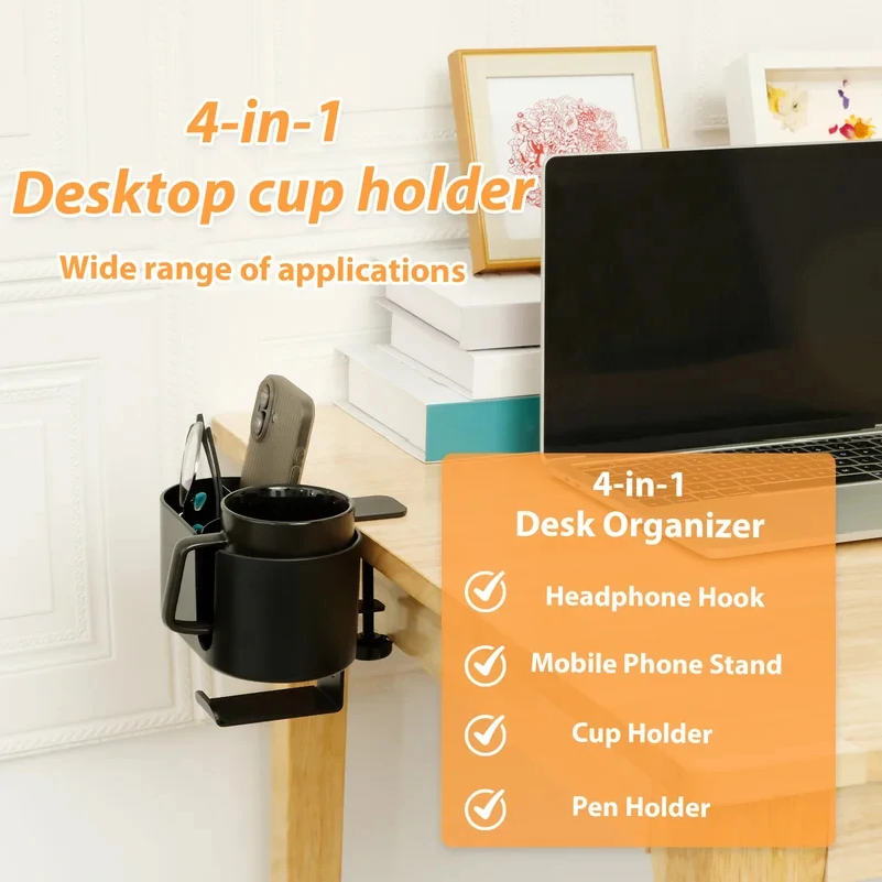 4 in 1 Desk Cup Holder Headpho - Headset Stand review and price