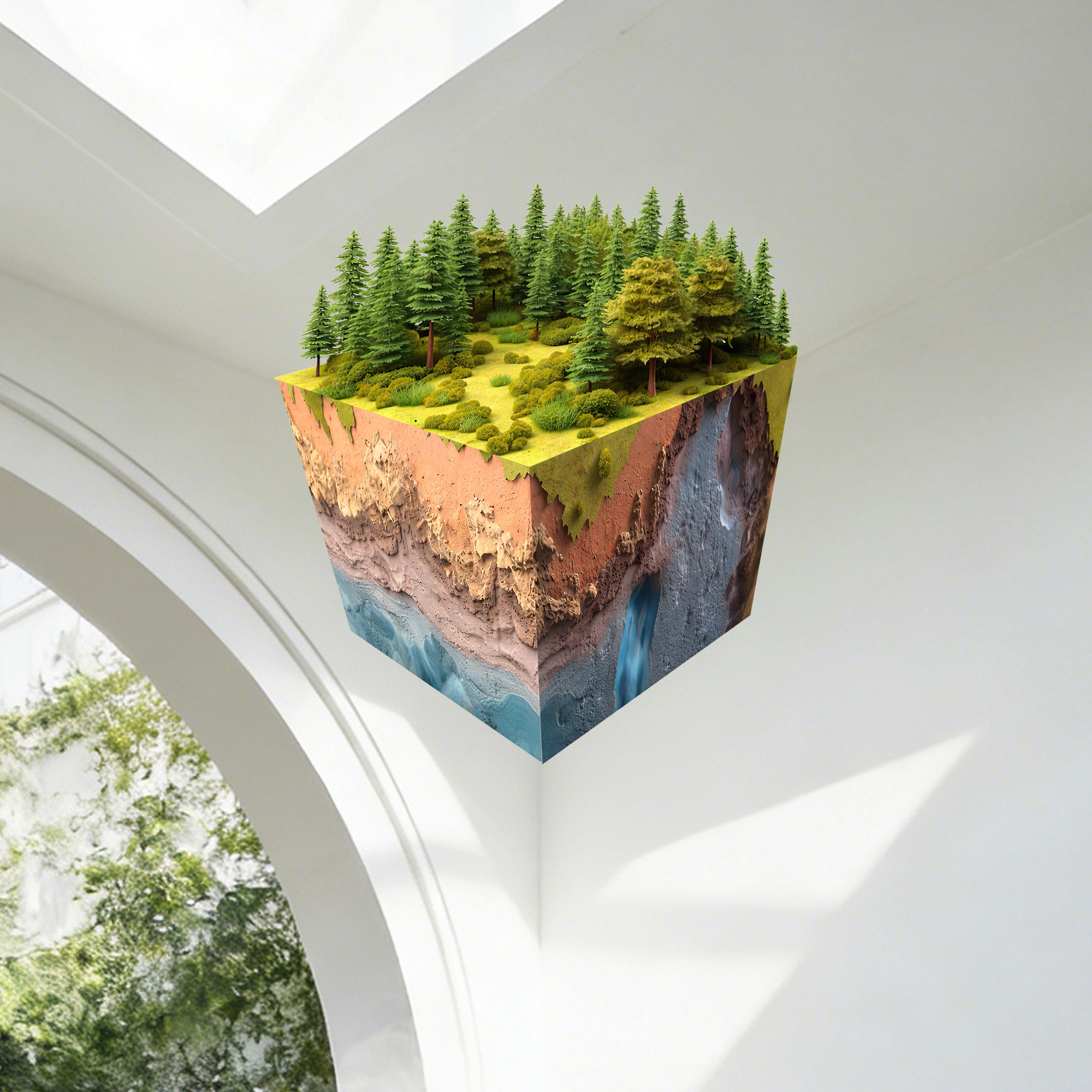Realistic 3D Grass Cube Wall D - Pc Gaming Quotes review and price