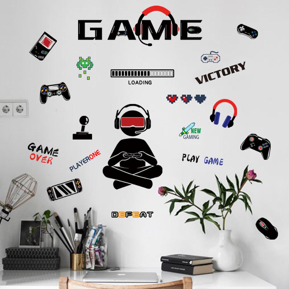 Gamer Vinyl Wall Sticker Game  - Pc Gaming Wallpaper review and price