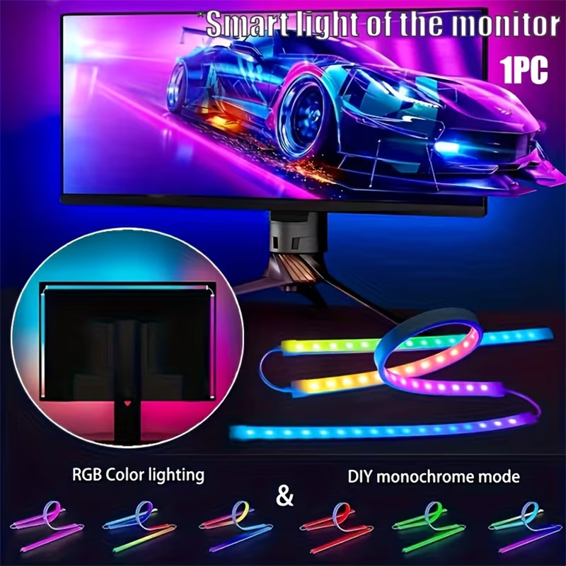RGB Gaming Lights Strip Monito - Pc Gaming Game review and price