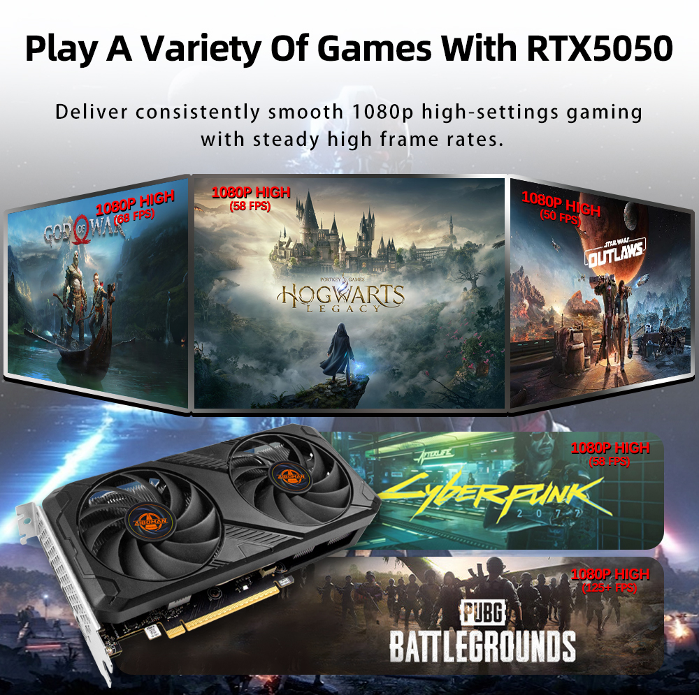 AIBOMAN RTX5050 8GB Graphics C - Pc Gaming Nvidia review and price