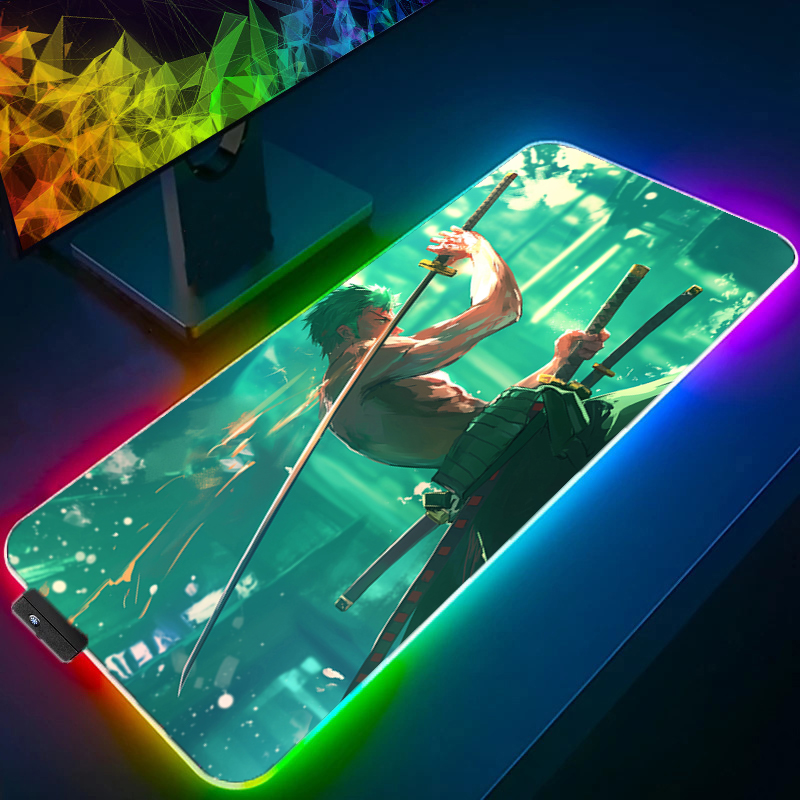 ONE PIECE Zoro Mouse Pad RGB G - Pc Gaming Gratis review and price