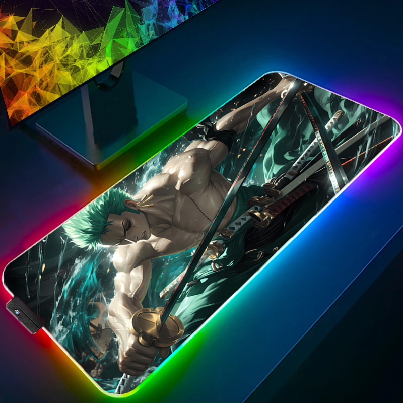 ONE PIECE Zoro Mouse Pad RGB G - Pc Gaming Gratis review and price