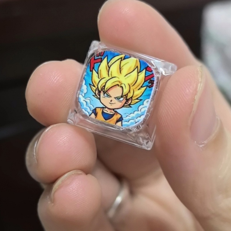 Dragon Ball Super Saiyan Carto - Custom Keycaps review and price