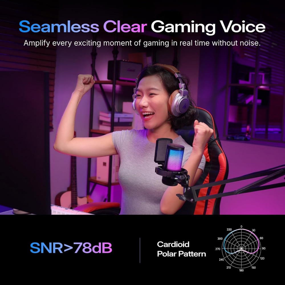 USB Gaming Microphone with Noi - Pc Gaming Gaming review and price