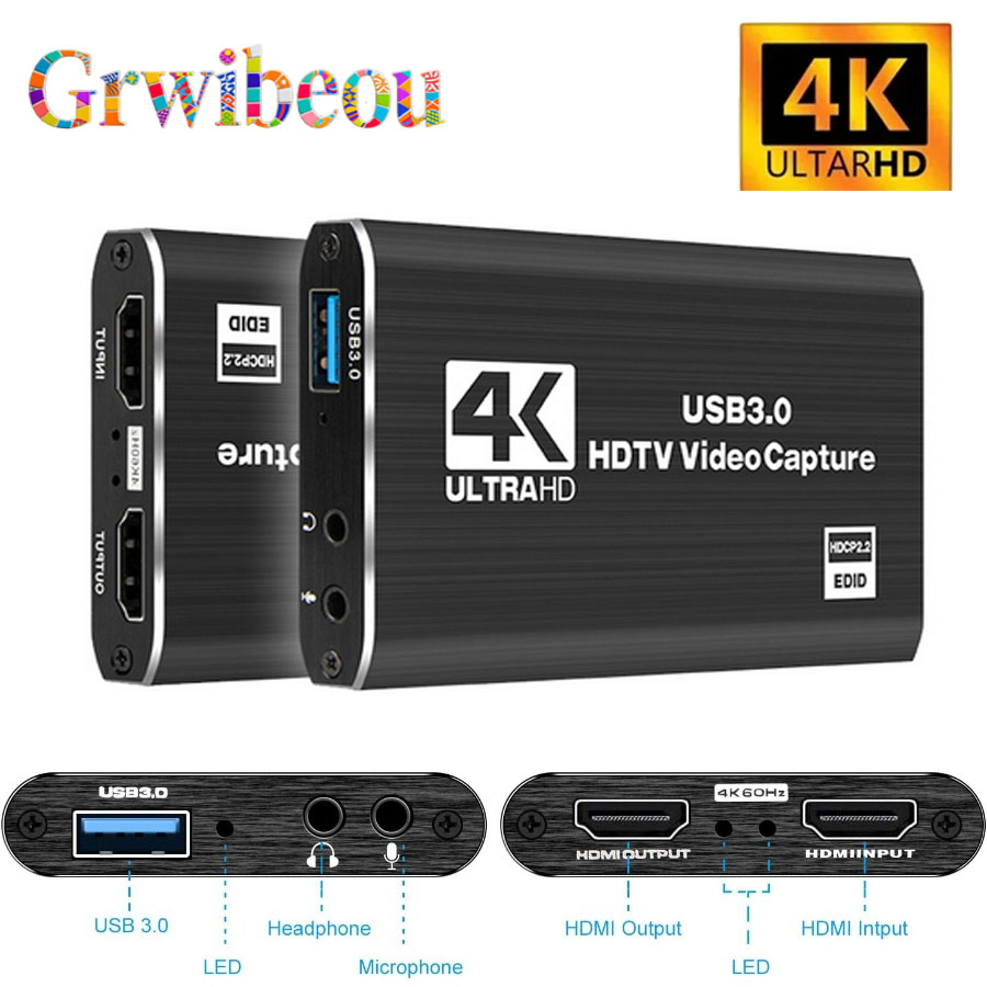 4K USB 3.0 Video Capture Card  - Pc Gaming Game review and price