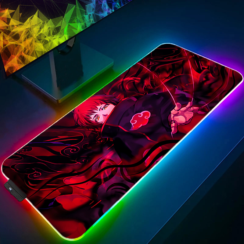 RGB Large Gaming Mouse Pad Nar - Pc Gaming Naruto review and price