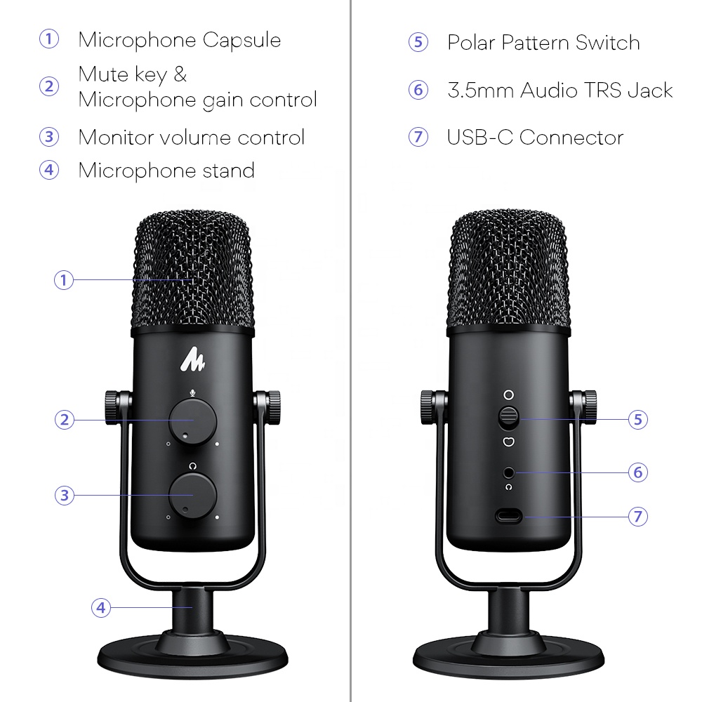 MAONO USB to Type C PC Studio  - Pc Gaming Game review and price
