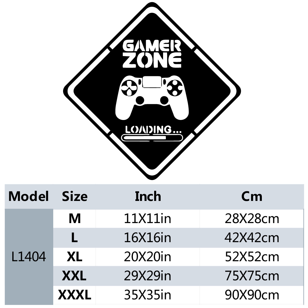 1pc Gamer Zone Door Decal Wall - Pc Gaming Quotes review and price