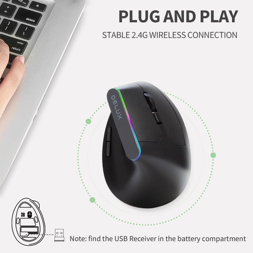 Delux M618C Wireless Silent Er - Pc Gaming Gta 6 review and price