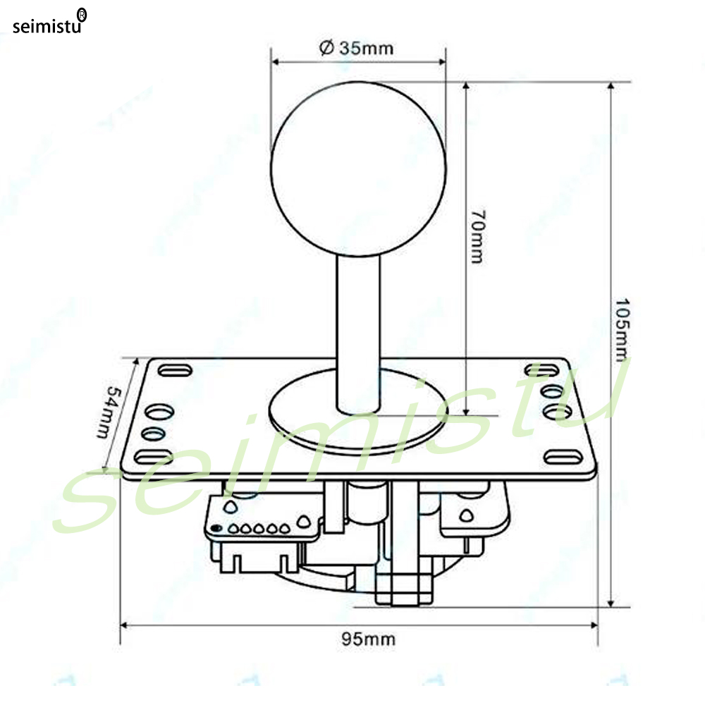 Joystick Copy Sanwa arcade Joy - Joystick Pc Gaming review and price