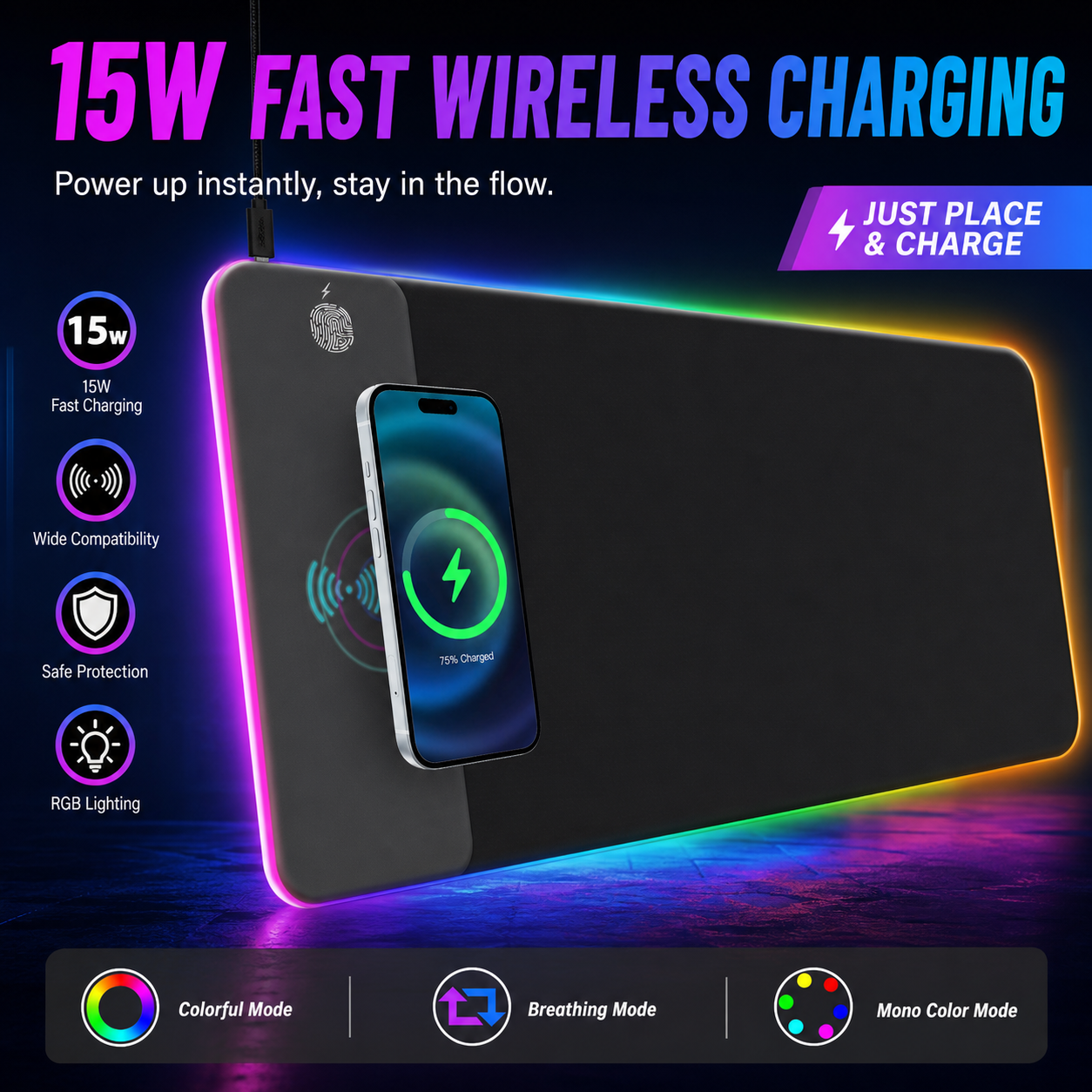 RGB Gaming Mouse Pad with Wire - Rgb Mousepad review and price