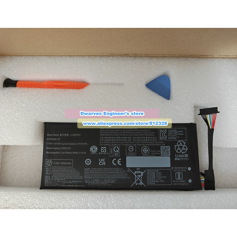 New 7.76V 81Wh L23B2PK0 Batter - Pc Gaming Legion review and price