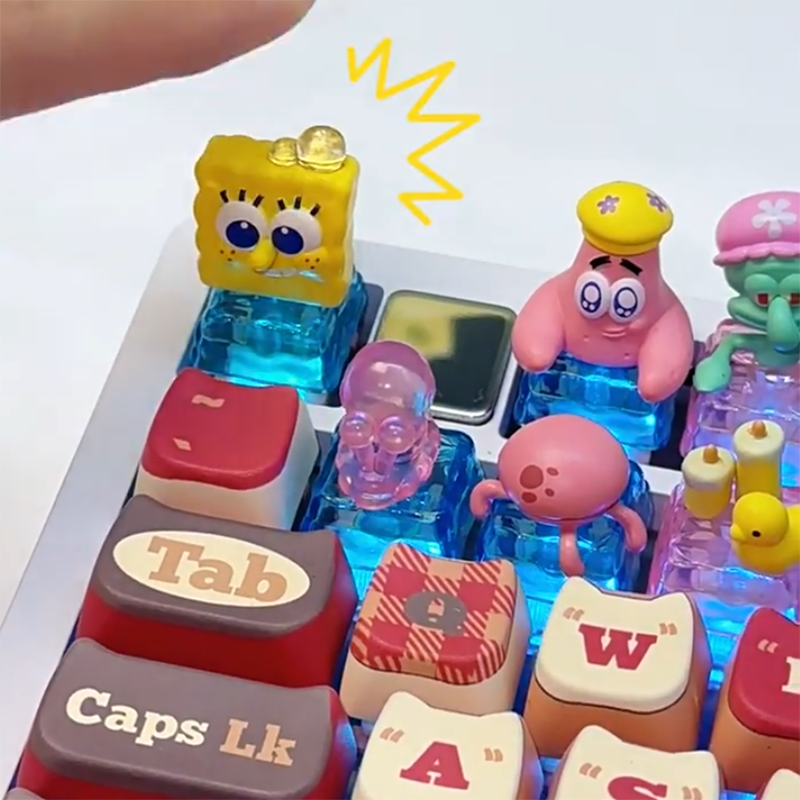Cartoon 3D Keycap Blind Box Cu - Custom Keycaps review and price